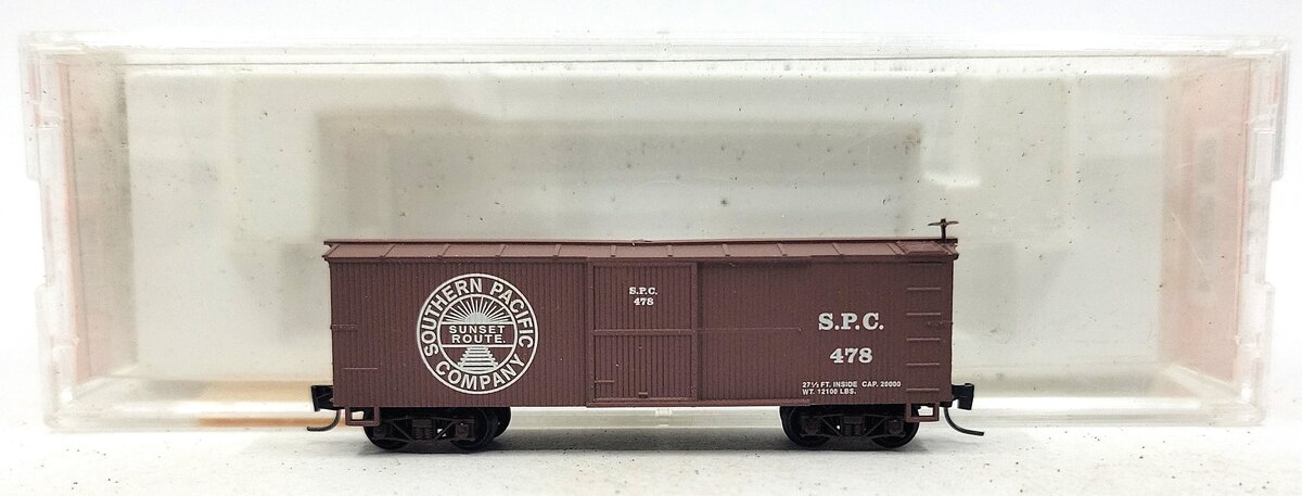 Micro-Trains 80000020 Nn3 Southern Pacific 30' Single-Door Wood Boxcar #478 EX/Box