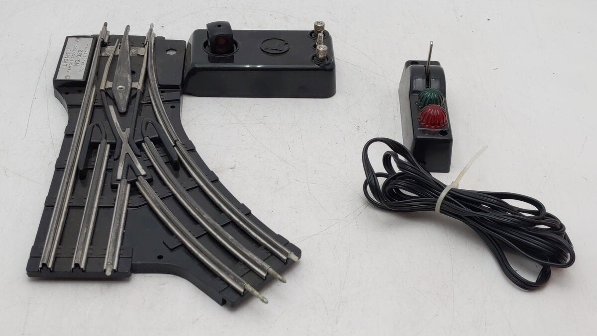 Lionel 6-14062 O Gauge Remote-Control 022 Left Hand Switch Turnout VG/Box