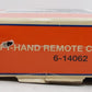Lionel 6-14062 O Gauge Remote-Control 022 Left Hand Switch Turnout VG/Box