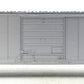 BevBel 10013 N Scale Southern Pacific Evans 50' Boxcar #621000 LN/Box
