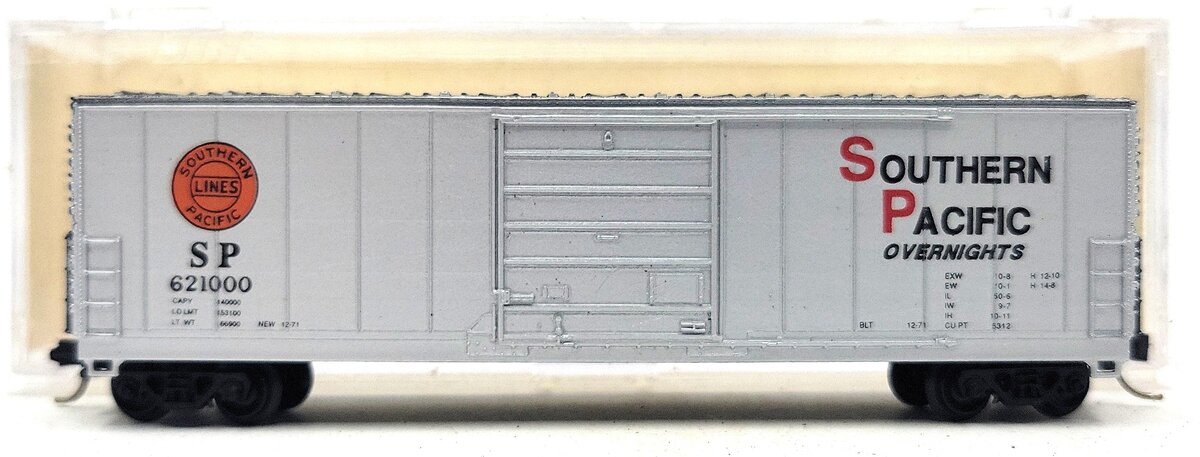 BevBel 10013 N Scale Southern Pacific Evans 50' Boxcar #621000 LN/Box