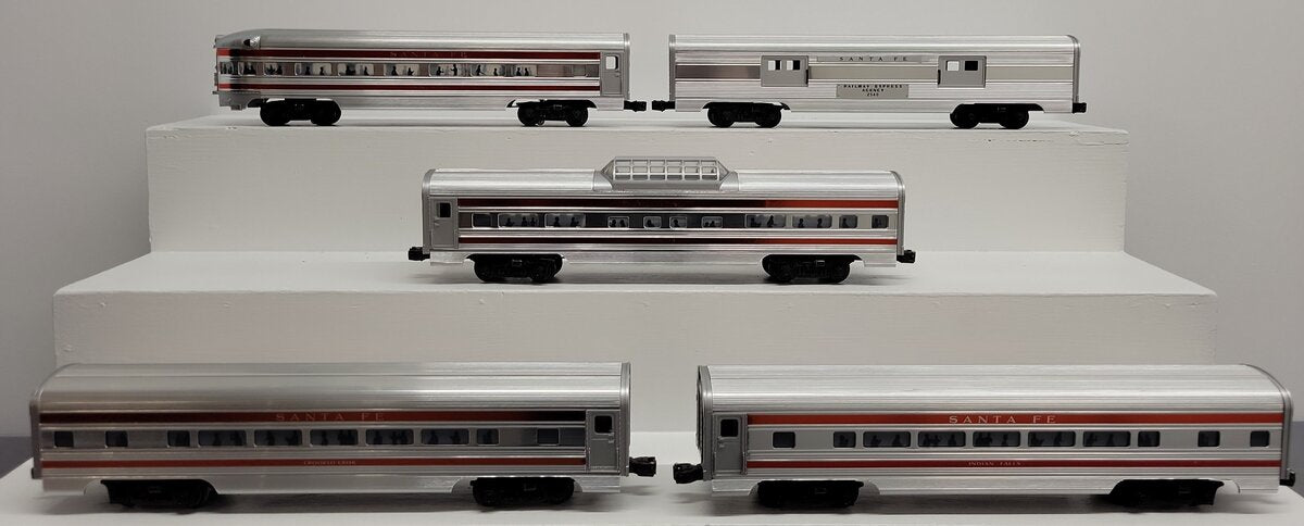 Williams 2603 Santa Fe Aluminum 5-Car Pass. Set EX/Box