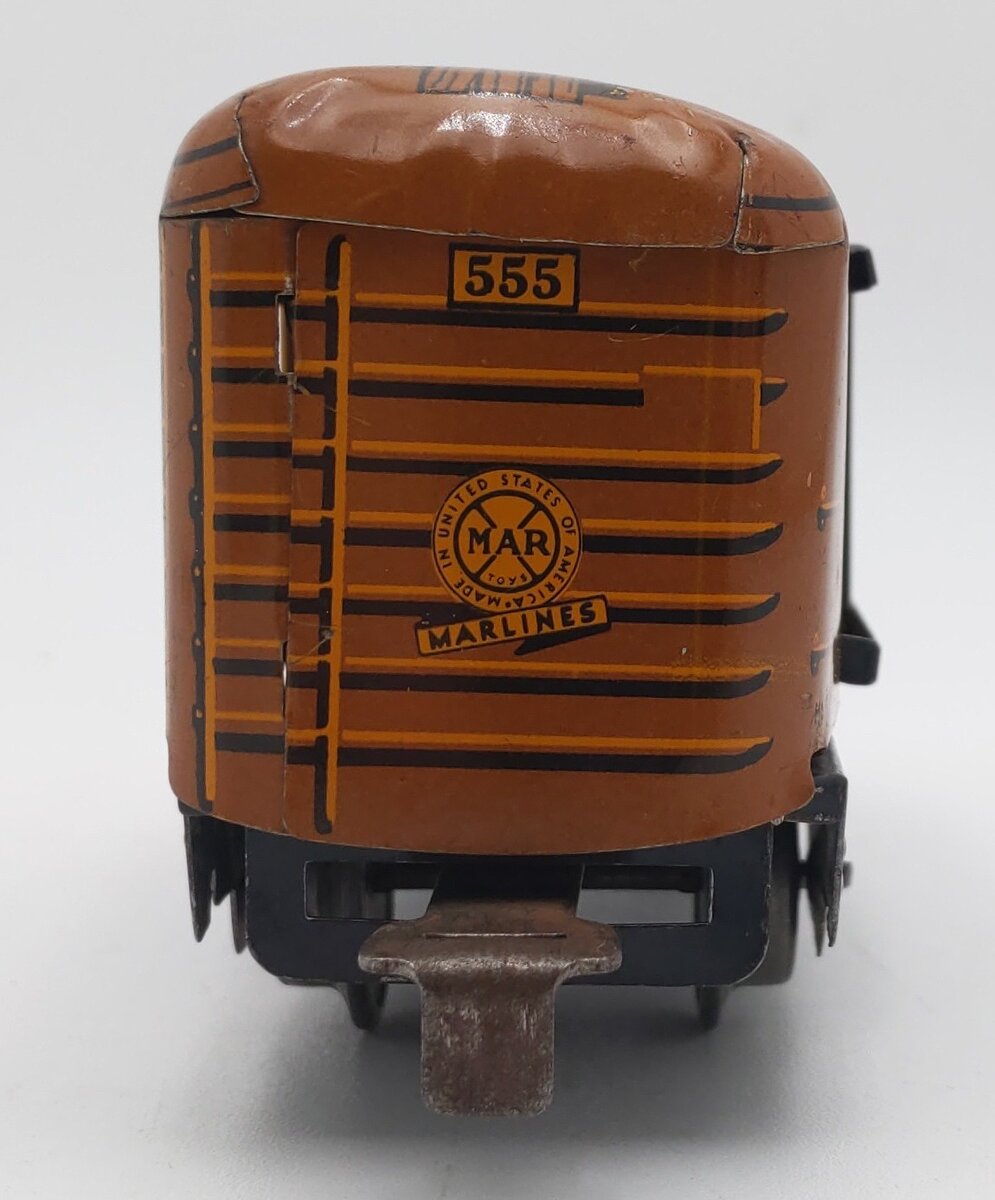 Marx 51998 Vintage O Prewar Chicago & North Western Tinplate Boxcar VG
