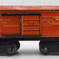 Marx 51998 Vintage O Prewar Chicago & North Western Tinplate Boxcar - Orange VG