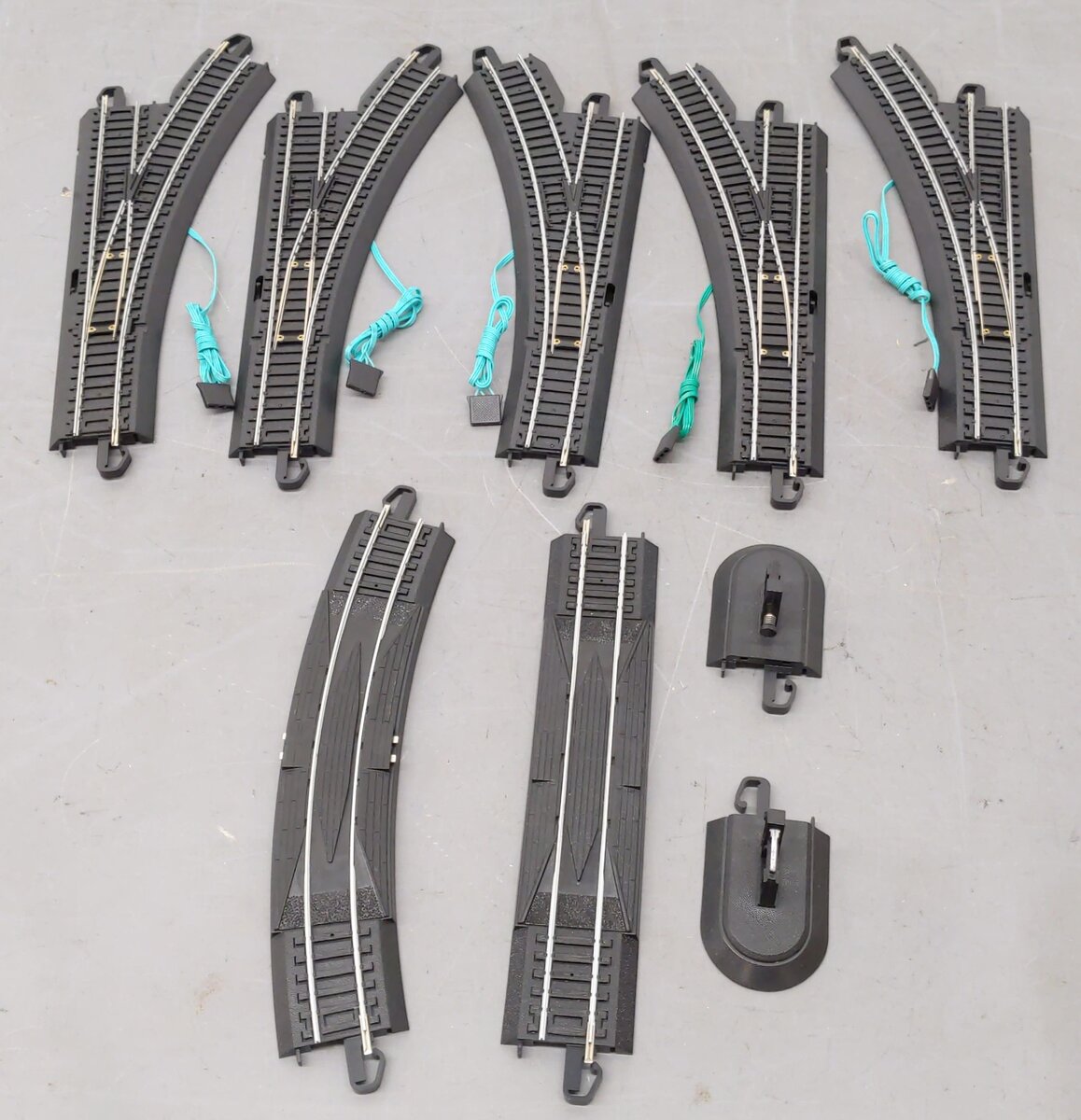Bachmann HO Scale Assorted E-Z Track 44410, 44402, 44561, 44462, 44490 [9] VG