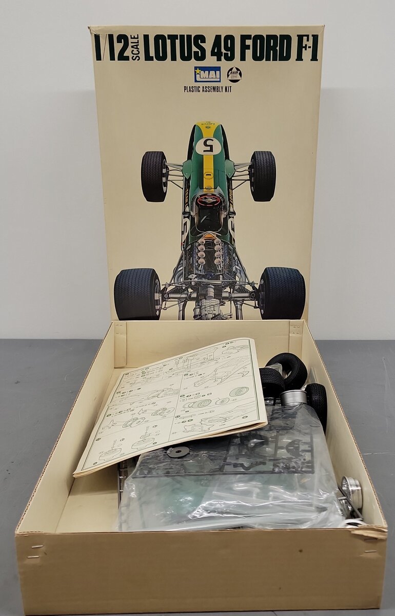 Imai 3203 1:12 Lotus 49 Ford F-1 Kit EX/Box