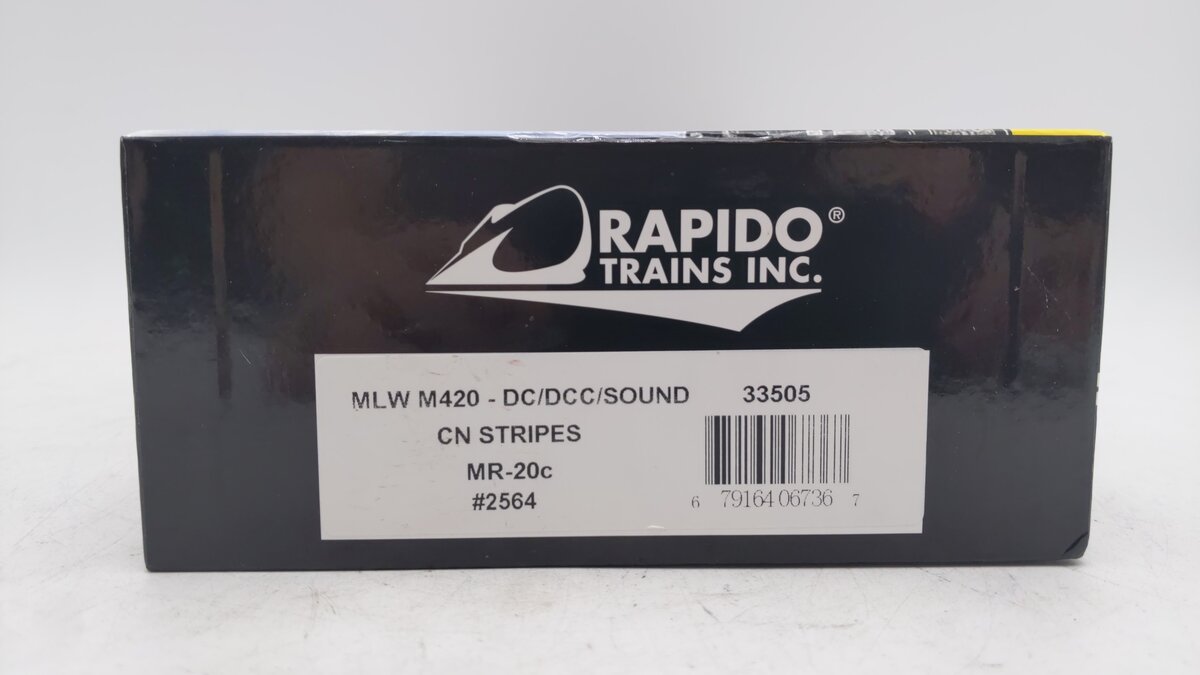 Rapido Trains 33505 HO Scale Canadian National MLW M420 Diesel Locomotive w/DCC EX/Box