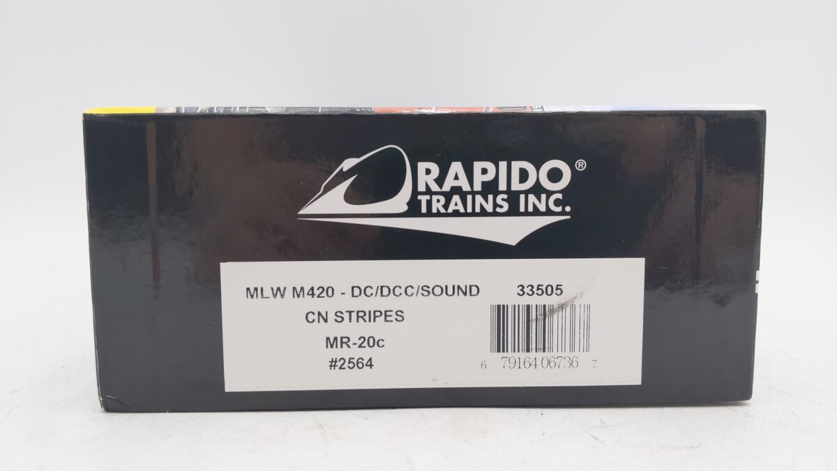 Rapido Trains 33505 HO Scale Canadian National MLW M420 Diesel Locomotive w/DCC EX/Box