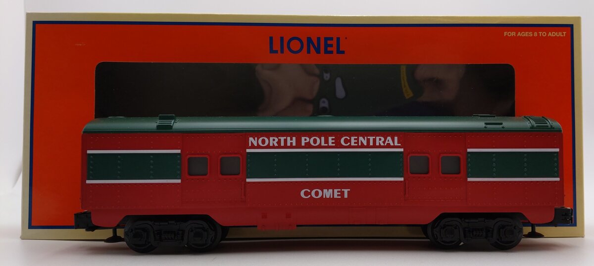 Lionel 6-25197 O Gauge North Pole Central "Comet" Baggage Car EX/Box