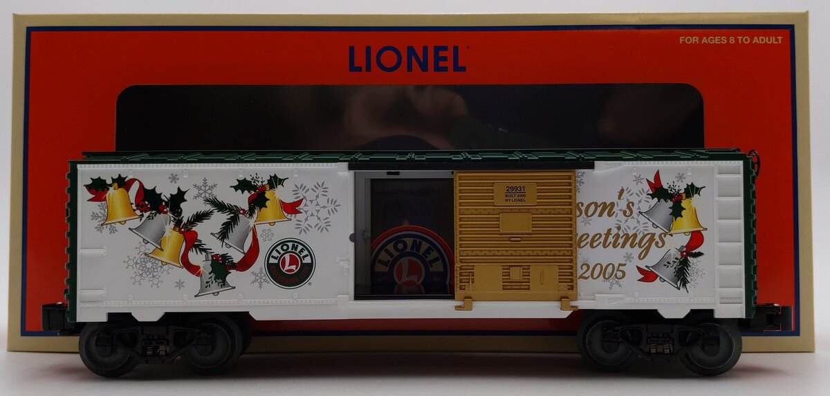 Lionel 6-29931 O Gauge 2005 Christmas Boxcar EX/Box