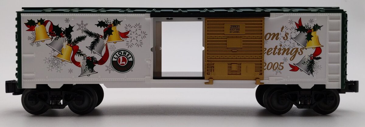 Lionel 6-29931 O Gauge 2005 Christmas Boxcar EX/Box