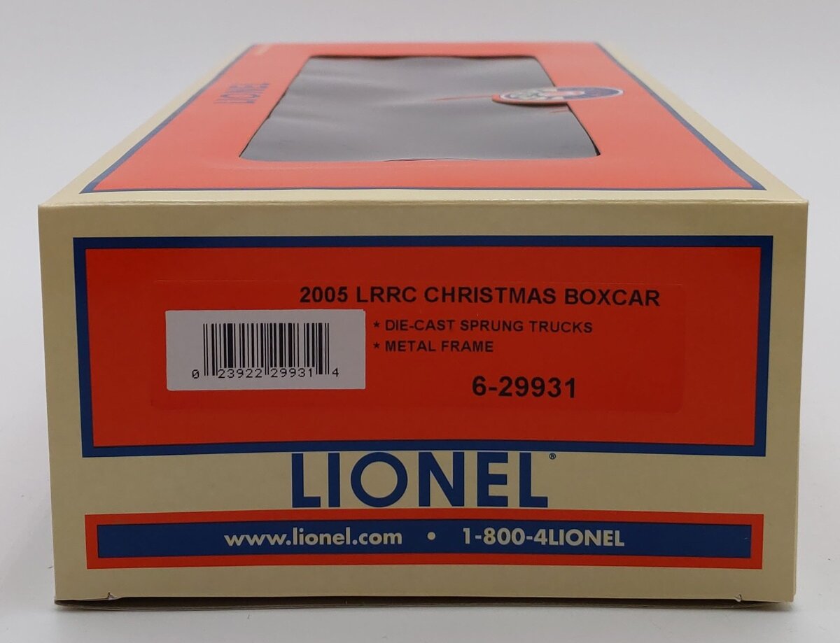 Lionel 6-29931 O Gauge 2005 Christmas Boxcar EX/Box