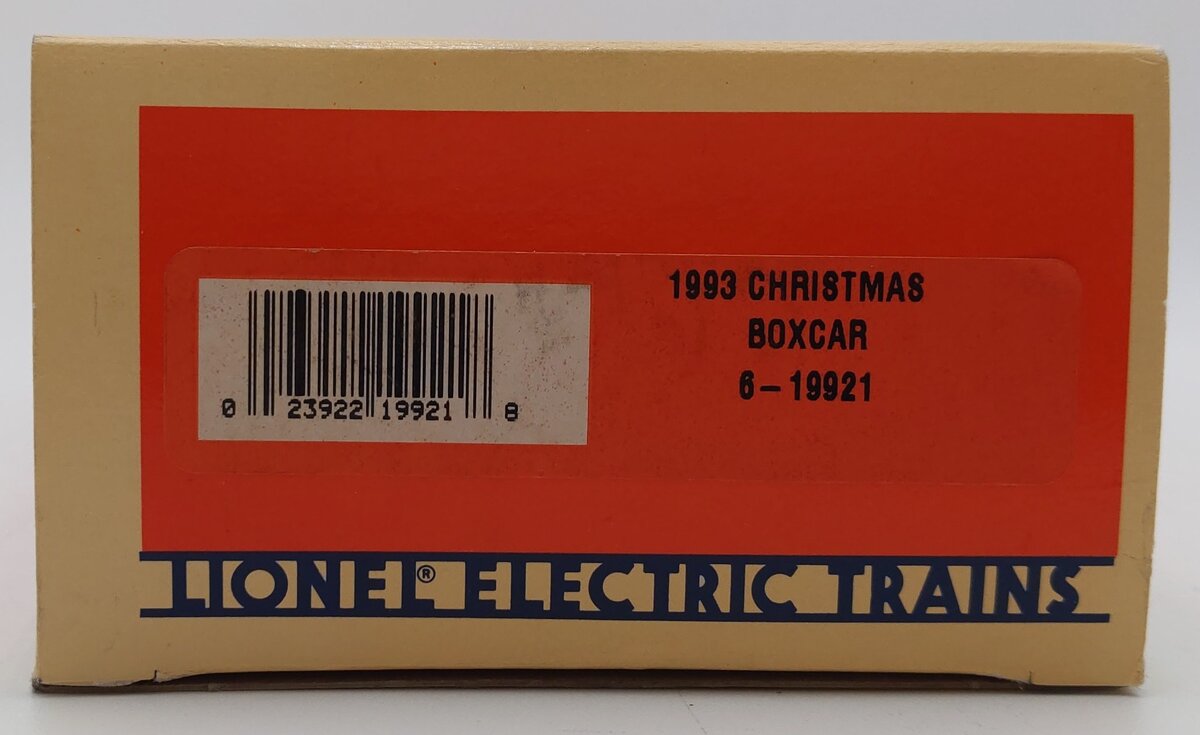 Lionel 6-19921 O 1993 Employee Christmas Boxcar LN/Box