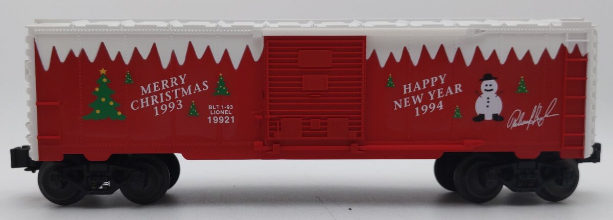 Lionel 6-19921 O 1993 Employee Christmas Boxcar LN/Box