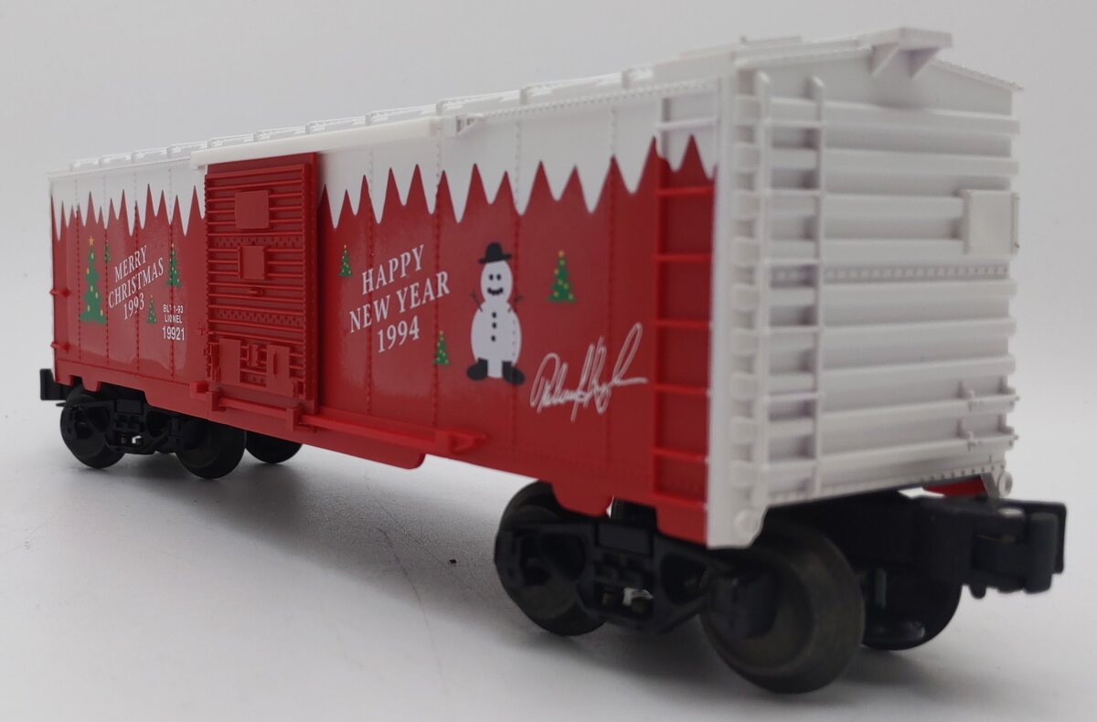 Lionel 6-19921 O 1993 Employee Christmas Boxcar LN/Box