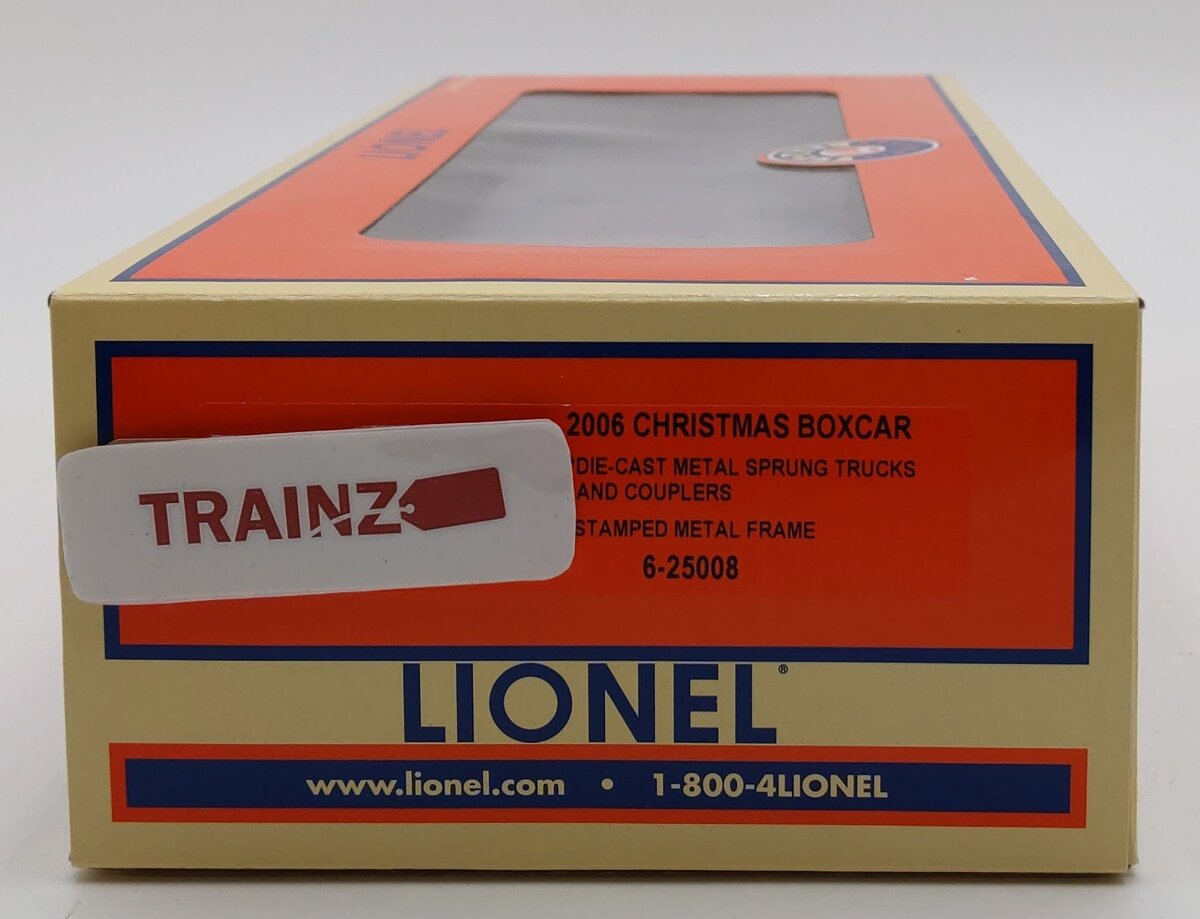 Lionel 6-25008 O Gauge 2006 Christmas Boxcar EX/Box