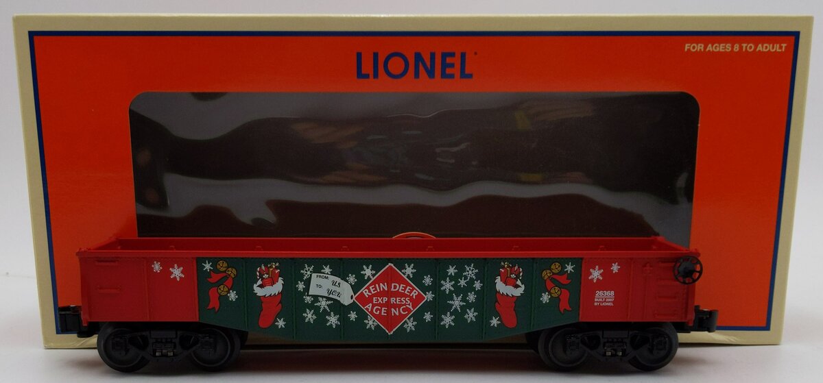 Lionel 6-26368 Christmas Gondola LN/Box