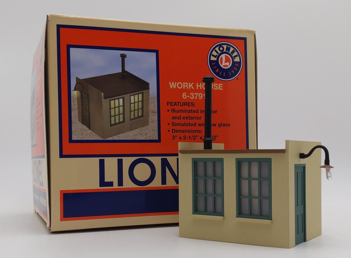 Lionel 6-37914 O Gauge Work House Building LN/Box