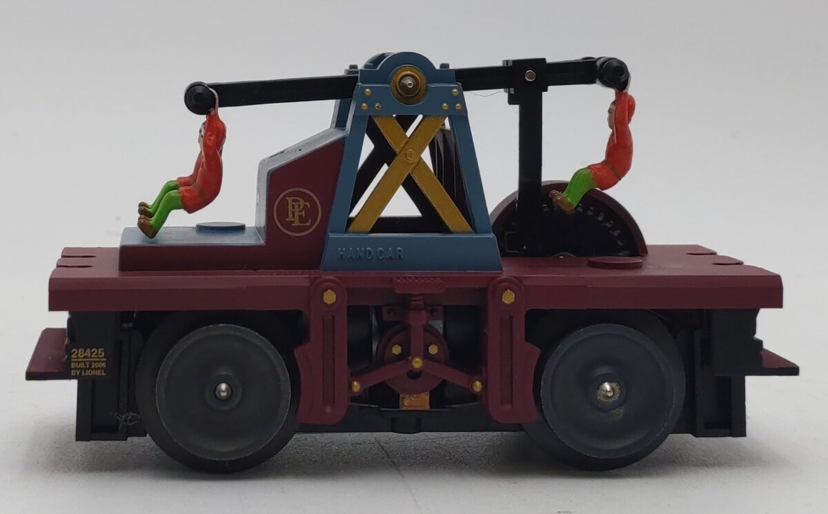 Lionel 6-28425 O Gauge Polar Express Motorized Elf Handcar EX/Box