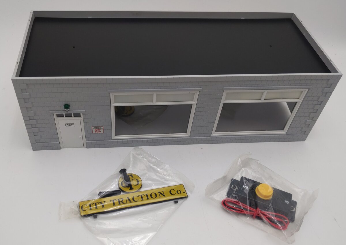 Lionel 6-22199 O City Traction Operating Trolley Barn LN/Box