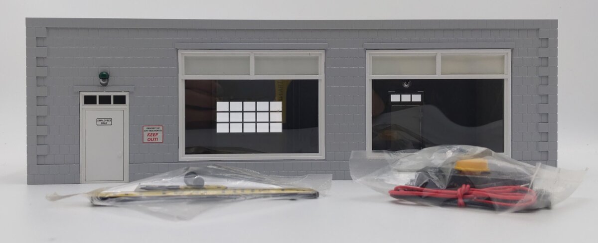 Lionel 6-22199 O City Traction Operating Trolley Barn LN/Box