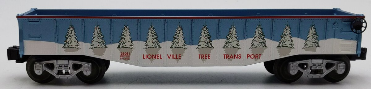 Lionel 6-26061 O Gauge Christmas Gondola Without Trees LN/Box