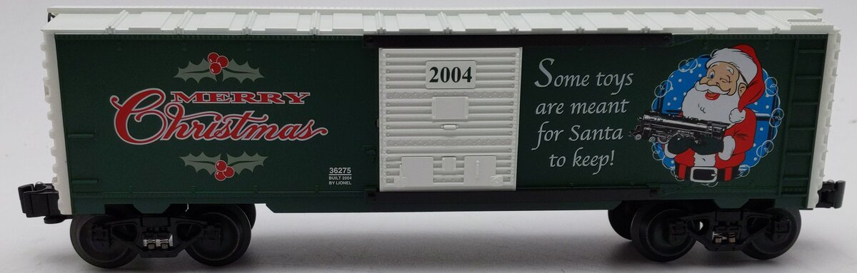 Lionel 6-36275 O Gauge 2004 Christmas Boxcar LN/Box