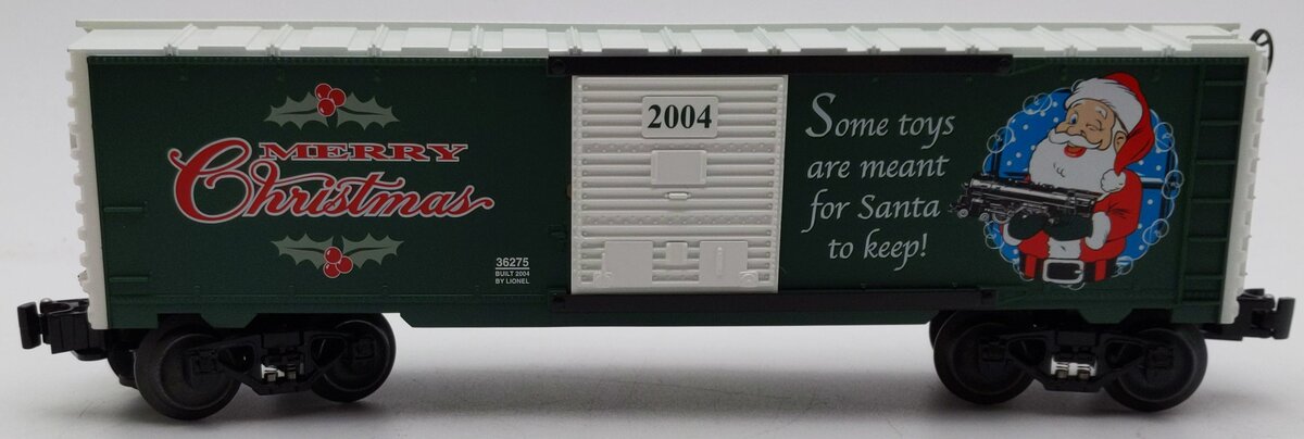 Lionel 6-36275 O Gauge 2004 Christmas Boxcar LN/Box