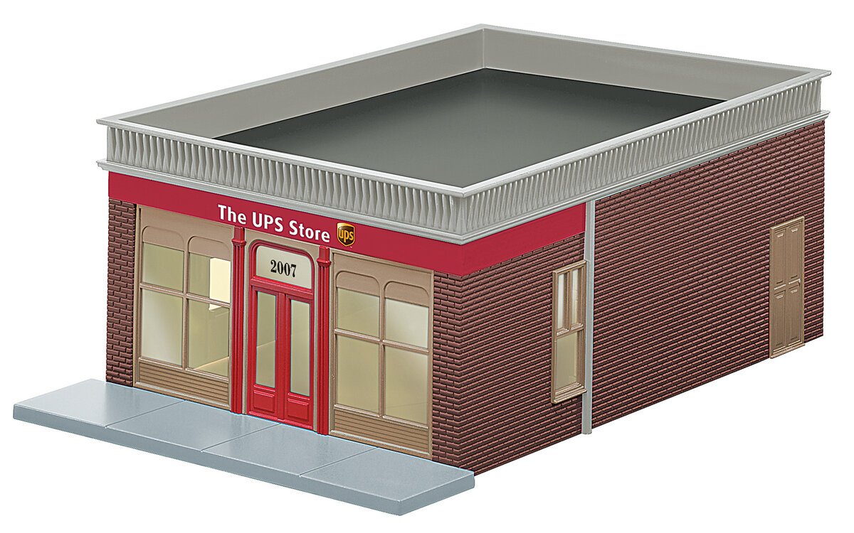 Lionel 6-14290 O Scale Assembled The UPS® Store Building - Illuminated NIB