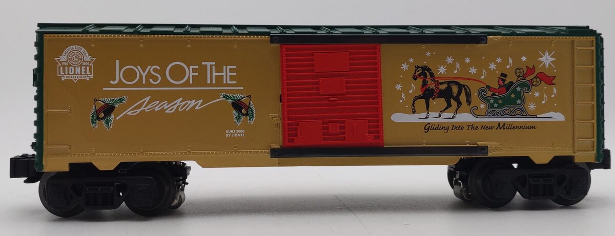 Lionel 6-26718 O Christmas Railsounds Boxcar EX/Box
