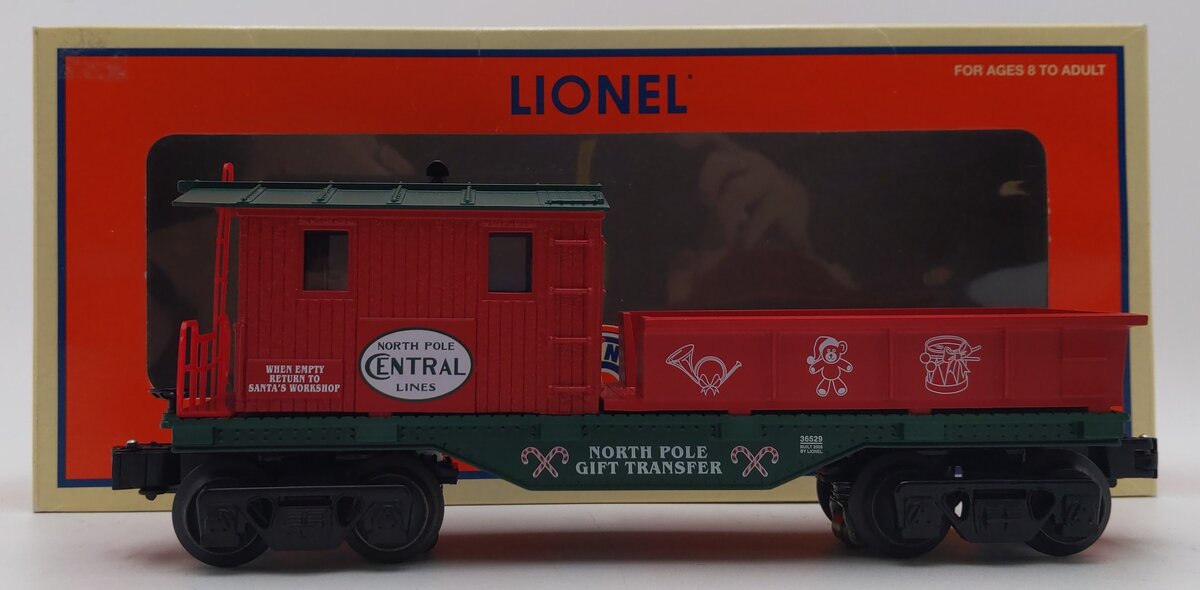 Lionel 6-36529 O Gauge North Pole Central Work Caboose LN/Box