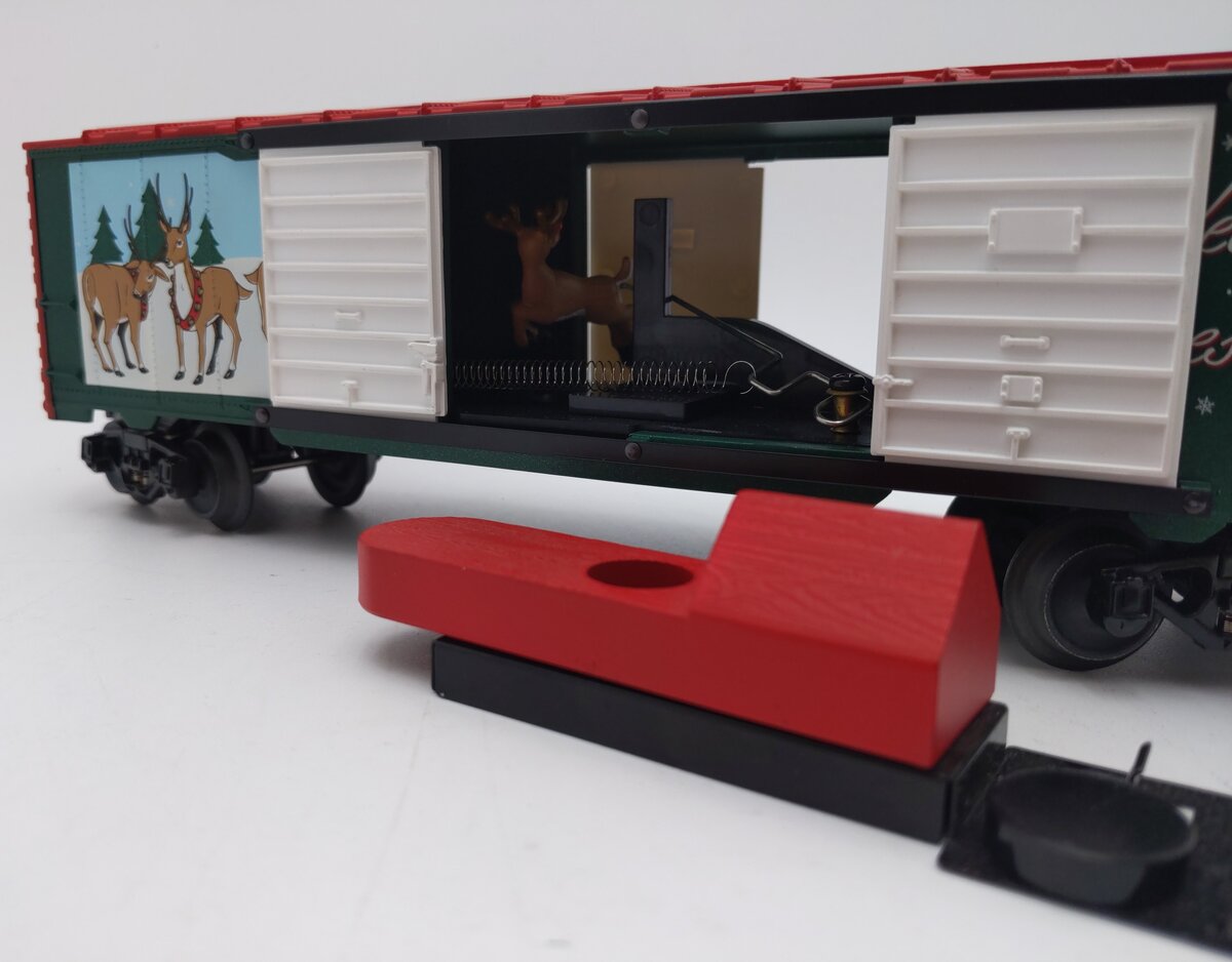 Lionel 6-36805 O Gauge Reindeer Jumping Boxcar LN/Box