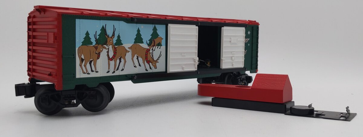 Lionel 6-36805 O Gauge Reindeer Jumping Boxcar LN/Box