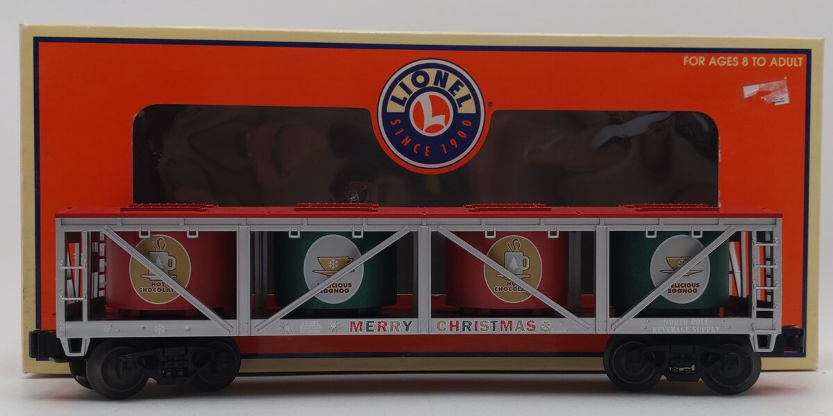 Lionel 6-19491 O Gauge Christmas Vat Car EX/Box
