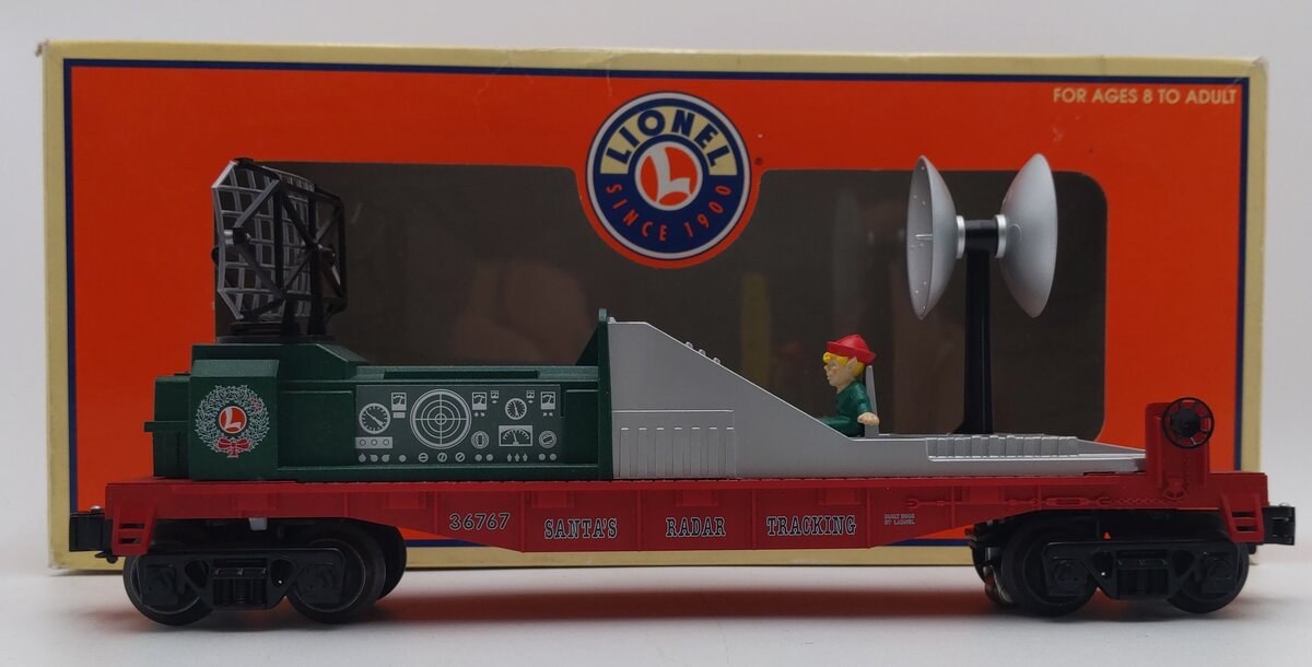 Lionel 6-36767 Santa's Radar Tracking Car EX/Box
