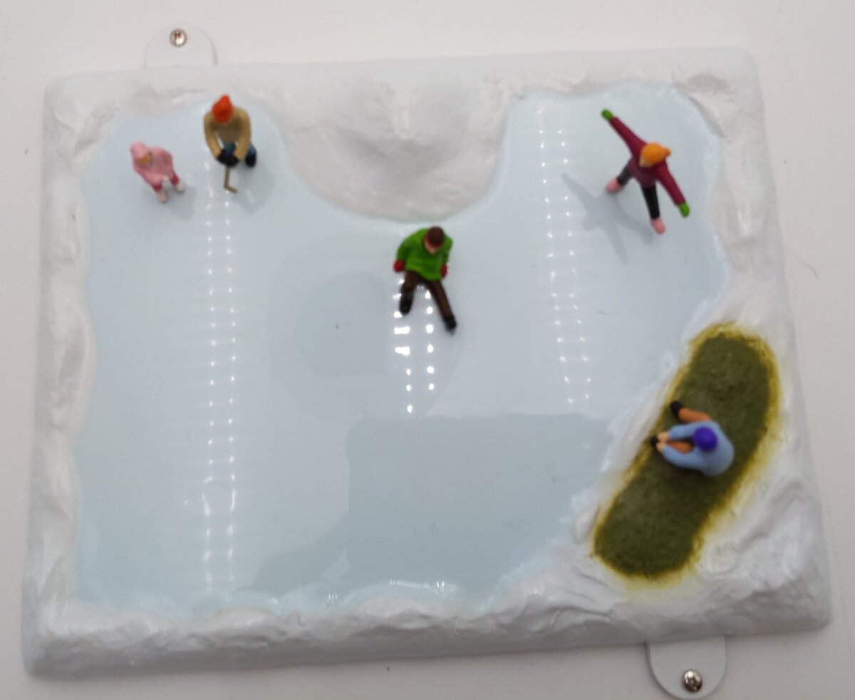 Lionel 6-14219 O Lionelville Animated Ice Rink EX/Box