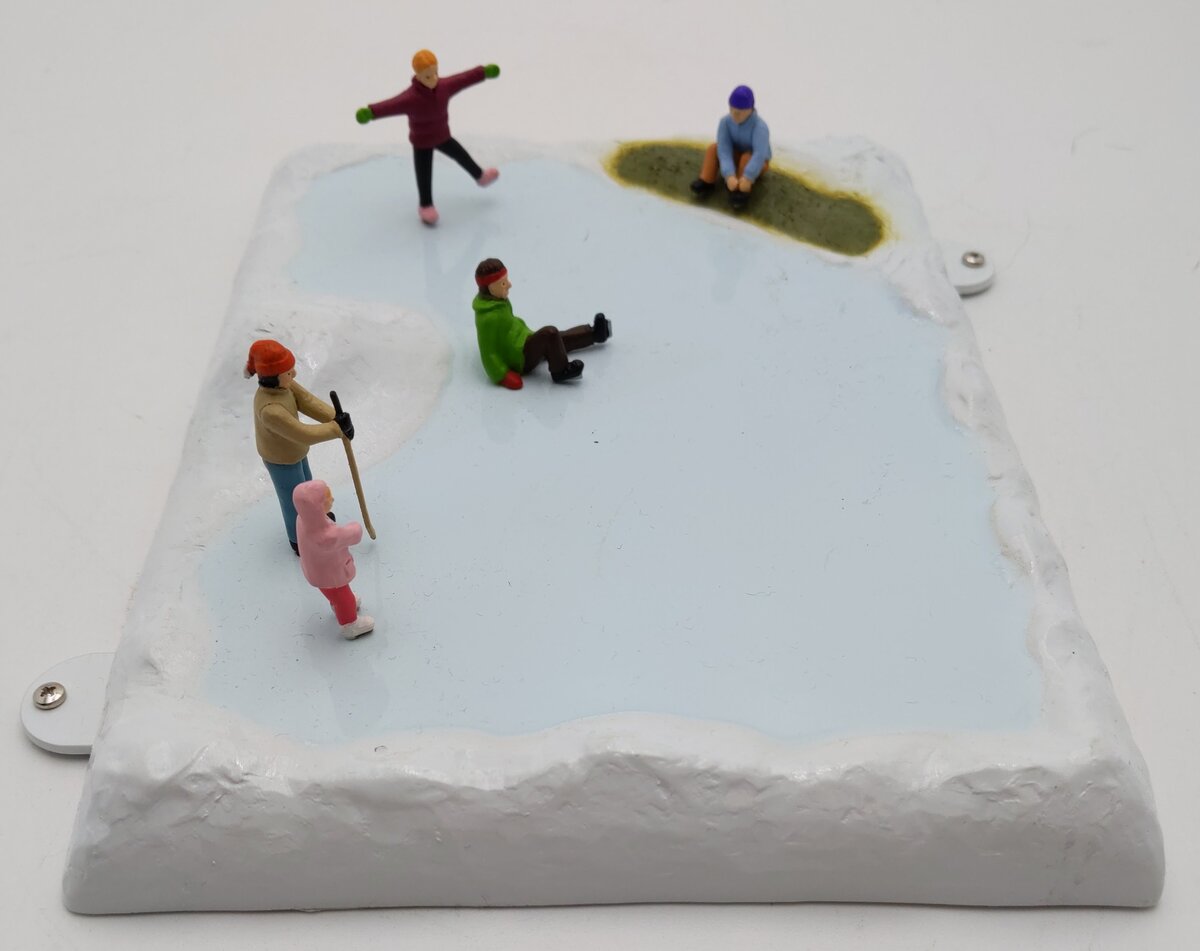 Lionel 6-14219 O Lionelville Animated Ice Rink EX/Box