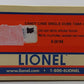 Lionel 6-26196 O Gauge Candy Cane Single Dome Tank Car EX/Box