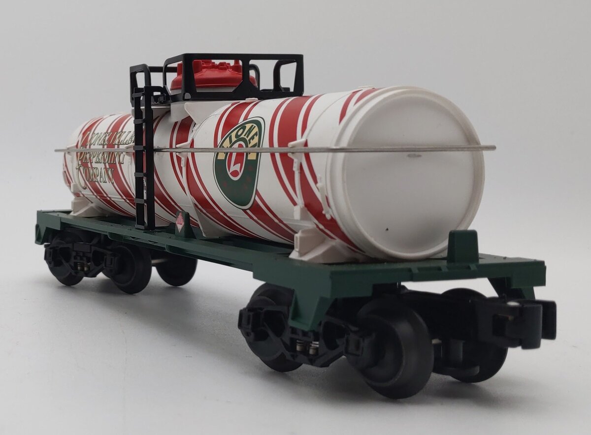 Lionel 6-26196 O Gauge Candy Cane Single Dome Tank Car EX/Box