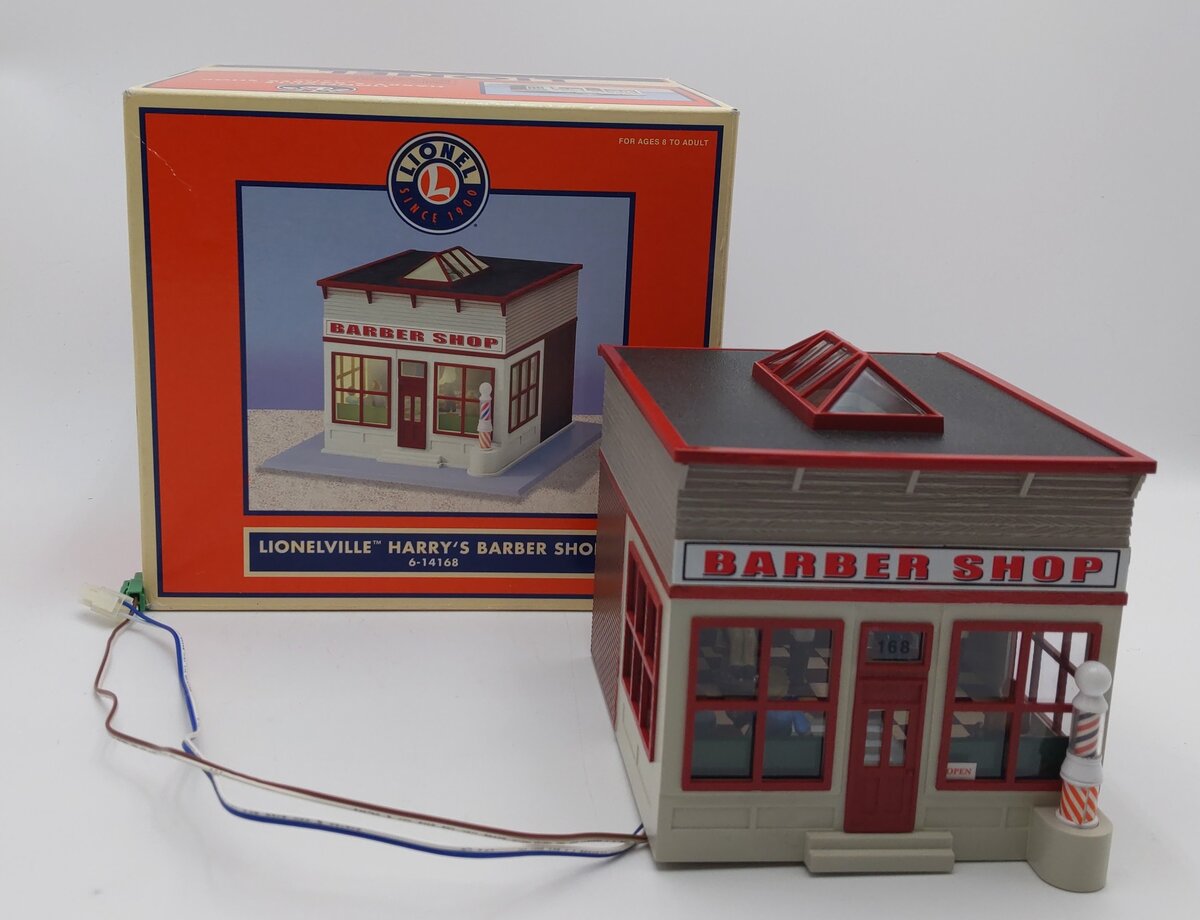 Lionel 6-14168 O Harry's Operating Barber Shop LN/Box