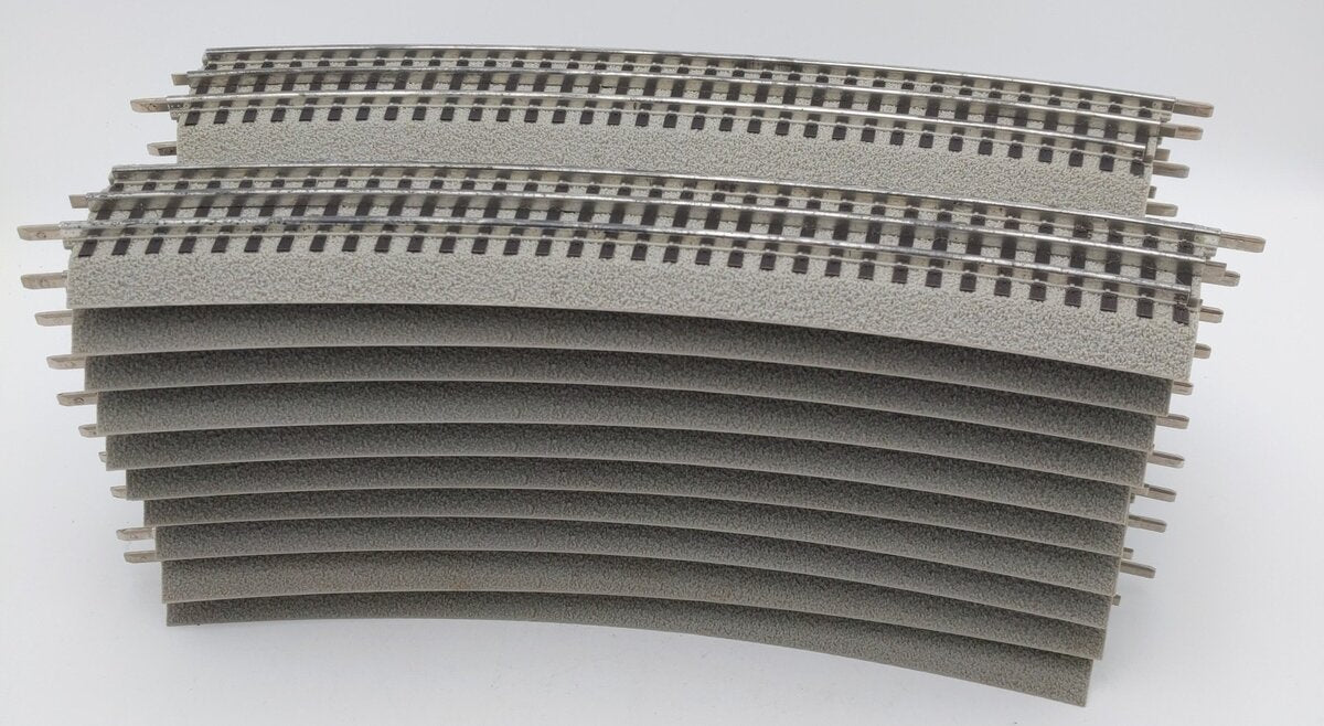 Lionel 6-12041 FasTrack O72 Curved 22.5 Degree Track (20) EX