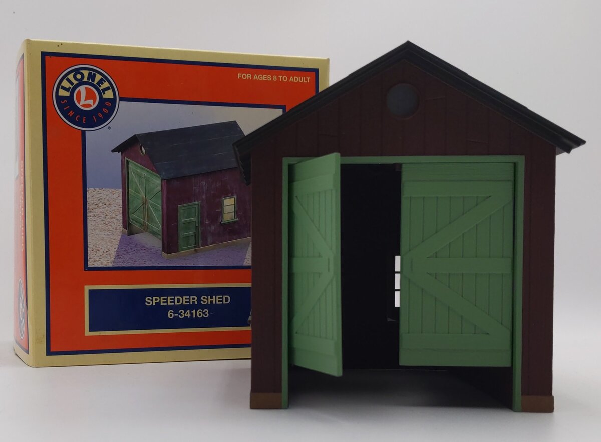 Lionel 6-34163 O Operating Speeder Shed LN/Box
