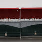 Lionel 6-2256 O Station Platform CUSTOM Christmas Paint & Light