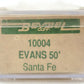 BevBel 10004 N Scale ATSF Evans 50' Boxcar #37291 LN/Box