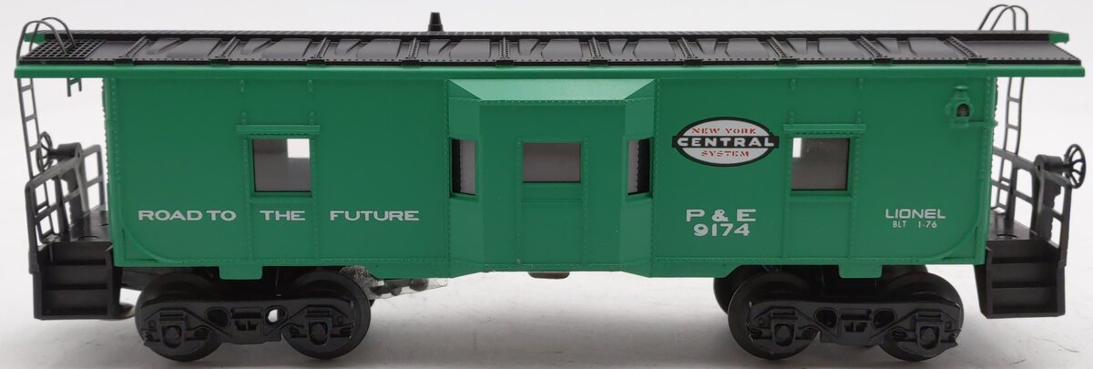 Lionel 6-9174 O New York Central P&E Bay Window Illuminated Caboose #9174 EX