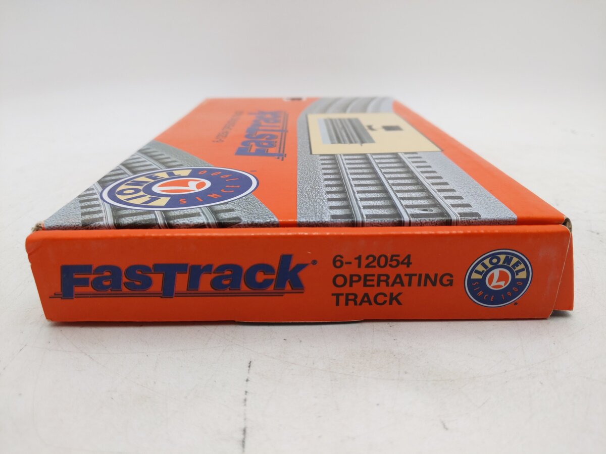 Lionel 6-12054 O Gauge FasTrack Operating Track Section EX/Box