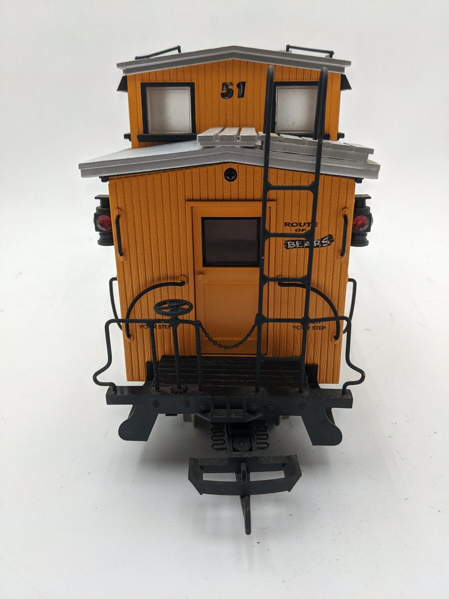 USA Trains R12022 G Thunder Mountain & Grizzly Flats Railroad Caboose EX