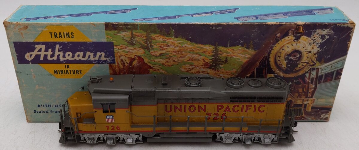 Athearn HO Scale Custom Painted Union Pacific Diesel Locomotive #726/Box