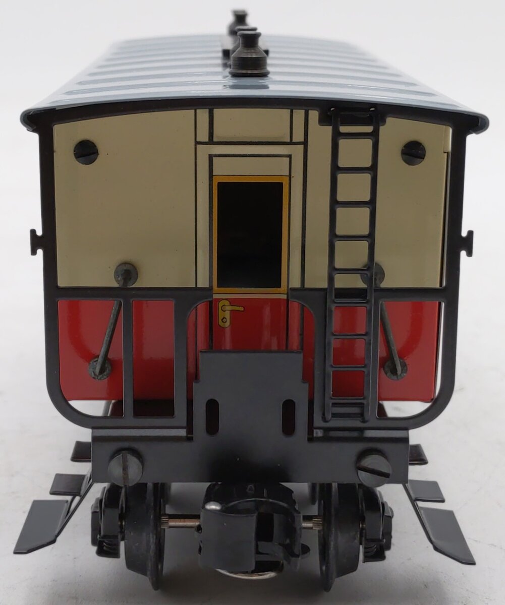 ETS 309/R O Gauge Tinplate Christmas Passenger Car EX/Box