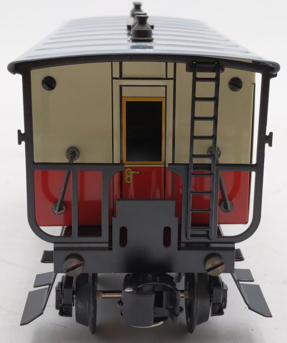 ETS 309/R O Gauge Tinplate Christmas Passenger Car EX/Box